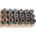 JUEGO PINZA SUJECIONEC DIN6499B ER25 2-16MM METAL 15PIEZAS CONCENTRI PEQ 0.007MM
