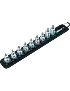 JUEGO PUNTA DESTORNILLADOR FUNCION RETEN 3/8 PULG TX-HF10-50X35-38.5MM 9 PZA