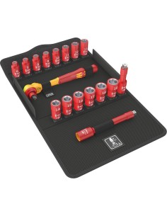 JUEGO LLAVES VASO 3/8 PULGADAS ZYKLOP VDE 17 PIEZAS