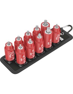 SURTIDO PUNTA DESTORNILLADOR VDE 3/8 PULGADAS T20-45 Y HEXAGONAL HEMBRA 4-8MM