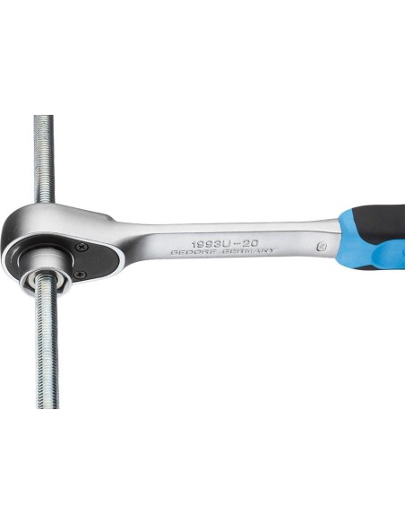 ACCIONAMIENTO CARRACA PASANTE 1/2 PULGADAS HEXAGONAL HEMBRA 270MM