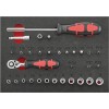 MODULO HERRAMIENTA 2-9 LLAVE DE VASO 1/4 PULGADAS