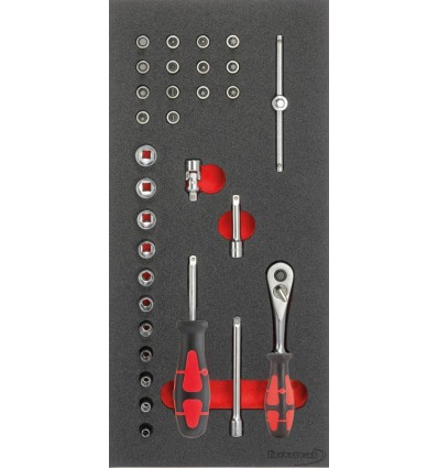 MODULO HERRAMIENTA 1-3 LLAVE DE VASO 1/4 PULGADAS