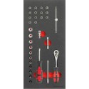 MODULO HERRAMIENTA 1-3 LLAVE DE VASO 1/4 PULGADAS