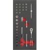 MODULO HERRAMIENTA 1-3 LLAVE DE VASO 1/4 PULGADAS