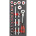 MODULO HERRAMIENTA 1-3 LLAVE DE VASO 1/2 PULGADAS