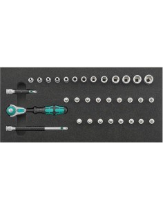 MODULO HERRAMIENTA 1-3 LLAVE DE VASO 1/4 PULGADAS ZYKLOP Y CON FORMA DE PARADA