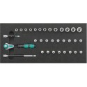 MODULO HERRAMIENTA 1-3 LLAVE DE VASO 1/4 PULGADAS ZYKLOP Y CON FORMA DE PARADA