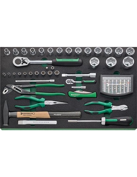 CARRO DE TALLER EQUIPADO 93-130 130 PIEZAS.