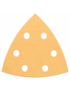 Lija forma delta 93 mm 6 orificios 5 ud mod C470
