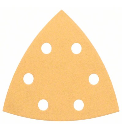 Lija forma delta 93 mm 6 orificios 5 ud mod C470