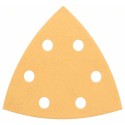 Lija forma delta 93 mm 6 orificios 5 ud mod C470