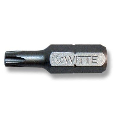 Punta Torx STAINLESS INOX guía 1/4" corta