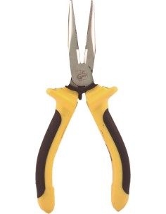 Alicate boca plana recta con mango bi-componente