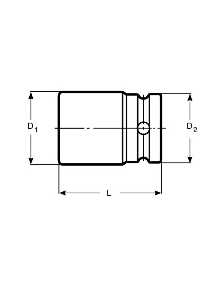 Adaptador para puntas 10 mm