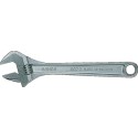 Llave ajustable cromada moleta central