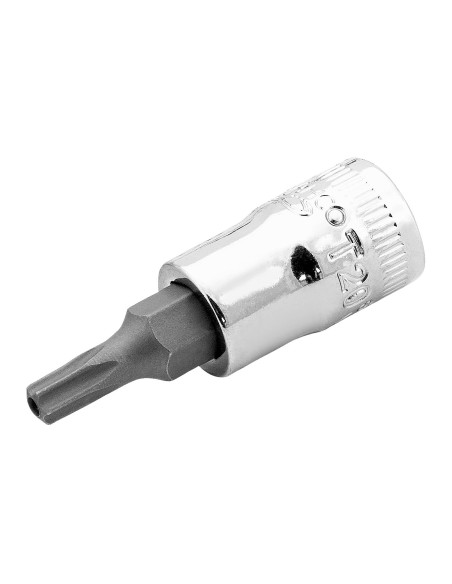Llave de vaso cuadradillo 1/4" punta Torx inviolable mod 6709