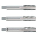 Juego de machos para roscar a mano M DIN352 HSS rectificados con rosca izquierda