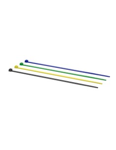 Brida de nylon 100 uds marrón