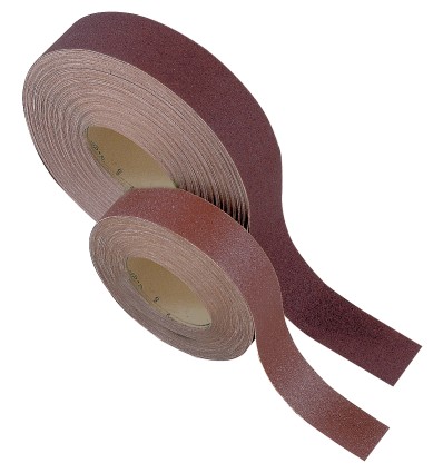 Rollo tela abrasiva superflexible óxido aluminio semi-friable 38x25mm AC411JFE