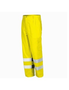 Pantalón alta visibilidad con bandas amarillo AV 8430N