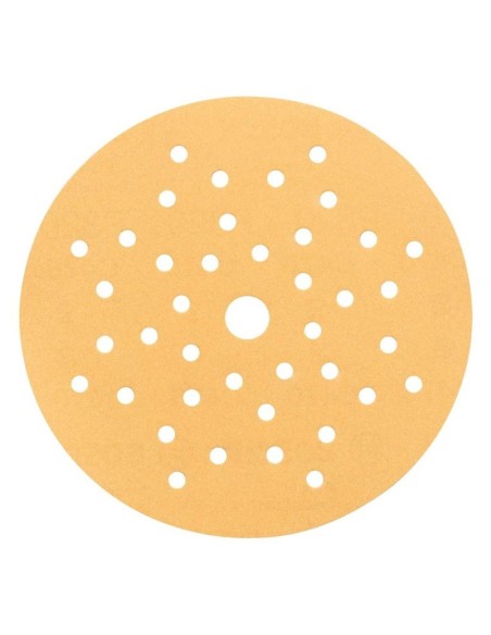 Disco de lija con 125 mm multiperforado de óxido de aluminio AO 5 ud mod C470