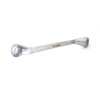 Llave de estrella 2 bocas acodadas cromada