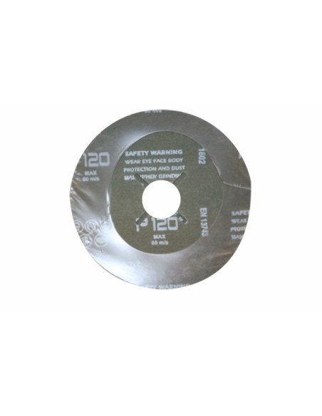 Disco de lija soporte fibra 115 mm corindón