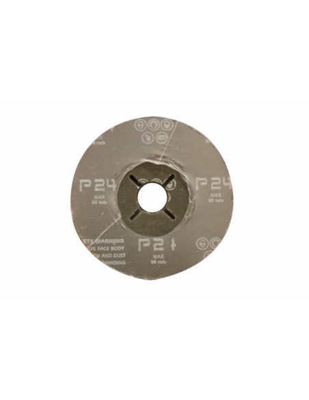Disco de lija soporte fibra 115 mm corindón
