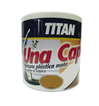 Pintura plástica mate interior una capa 750 ml