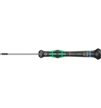 Destornillador electrónica hembra hexagonal con cabeza esférica