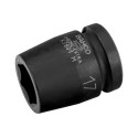 Llave de vaso de impacto cuadradillo 1/2" hexagonal mod K7801M