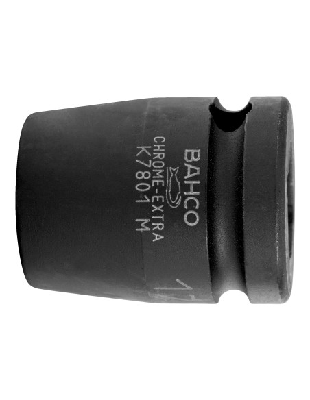 Llave de vaso de impacto cuadradillo 1/2" hexagonal mod K7801M