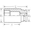 Llave de vaso impacto 3/4" mod 55 IMP