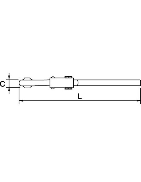 Llave grifa STILLSON HEAVY DUTY curva