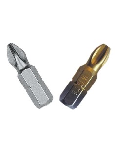 Punta 1/4" 25 mm estrella PHILLIPS 10 ud