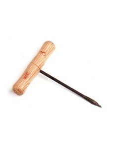 Punzón barrena corte vaciado mango madera