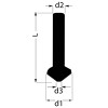 Avellanador cónico DIN335 forma C 90º HSS-Co5