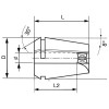 Pinza sujecion con cuadrado ER16