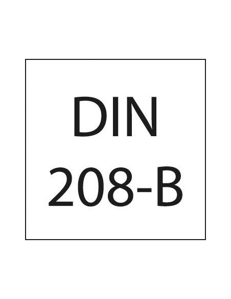 Escariador máquina DIN208 TiN forma B