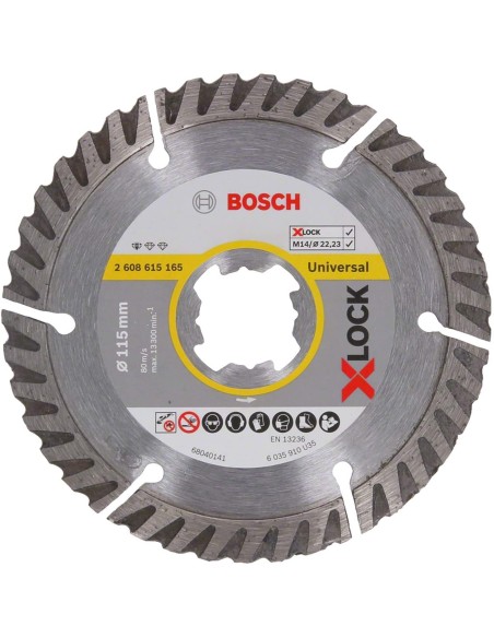 Disco de diamante X-LOCK uso general sistema STANDARD
