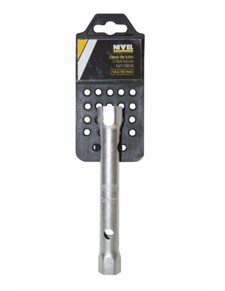 llave de tubo de 2 bocas cuerpo redondo