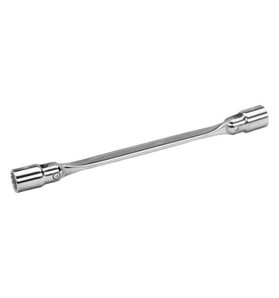 Llave articulada de 2 bocas vaso bi-hexagonal mod 4040M