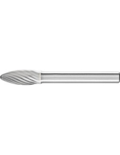 Fresa con mango MD forma llama B 3 6mm
