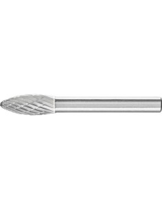 Fresa con mango MD forma llama B 3PLUS 6mm