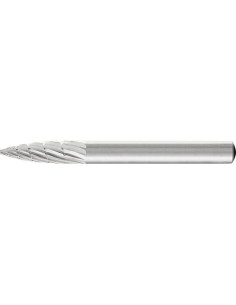 Fresa con mango HSS forma arco ojival K0618 3 6mm