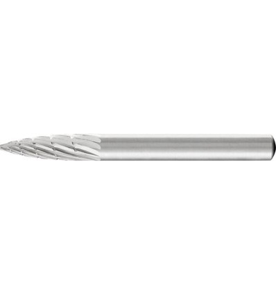Fresa con mango HSS forma arco ojival K0618 3 6mm