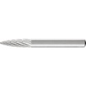 Fresa con mango HSS forma arco ojival K0618 3 6mm