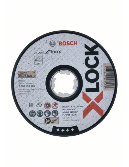 Disco de corte inox sistema X-LOCK EXPERT