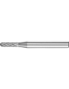 Fresa con mango MD esferocilíndrica 3PLUS 6mm